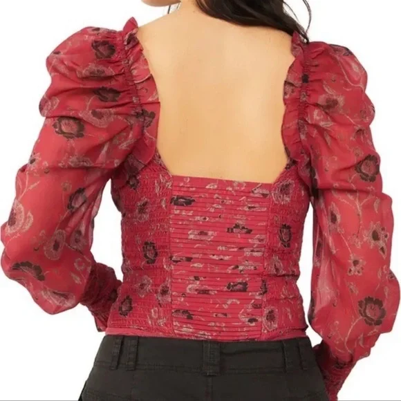 Free people bodysuit - Date floral print XS NWT - Picture 5 of 5